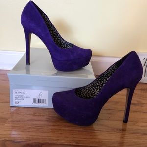 Gently used purple Jessica Simpson pumps